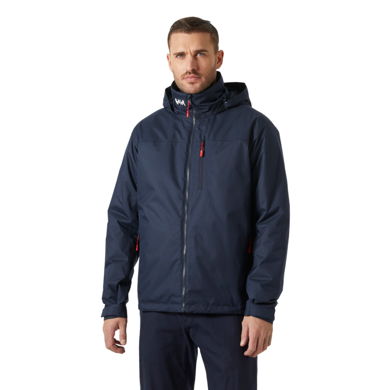 Helly Hansen Jakki Crew Hooded Midlayer 2 Navy 597 Menn