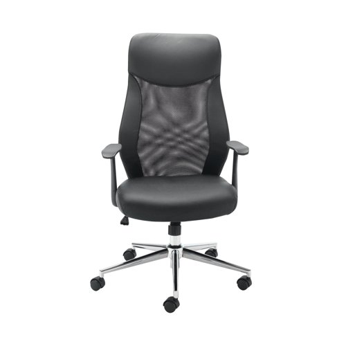 Jemini Tyne High Back Operator Chair 630x650x1110-1205mm Black KF74501 - Image 2