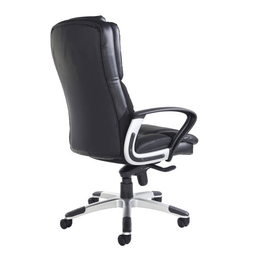 Palermo high back executive chair - black bonded leather - Image 3