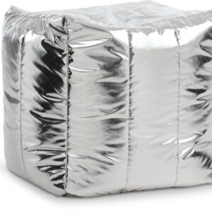 DAVINDE puffur 40x45 silvur