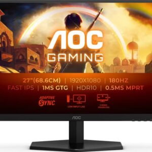 AOC 27G42E 27/FHD/IPS/180Hz/1ms gaming skærm