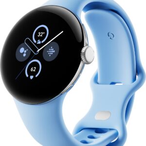 Google Pixel Watch 2 Wi-Fi (sølv/himmelblå)