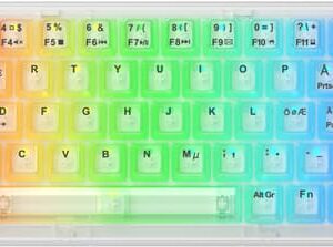 NOS C450 Mini Clear65 tastatur (gennemsigtig)